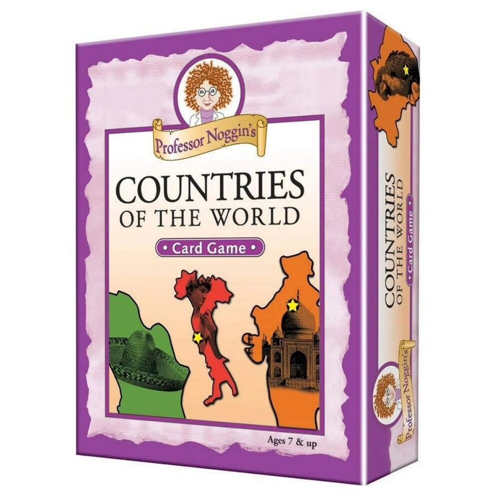 3/$55❤️sealed Professor Noggin's Countries of the World card game Outset Ages 7+